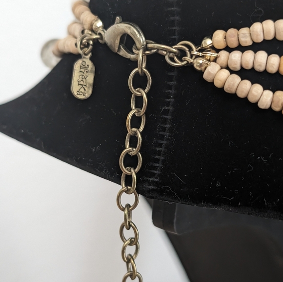 Treska Mixed Material Necklace, Bracelet, Earring Set - Picture 7 of 13